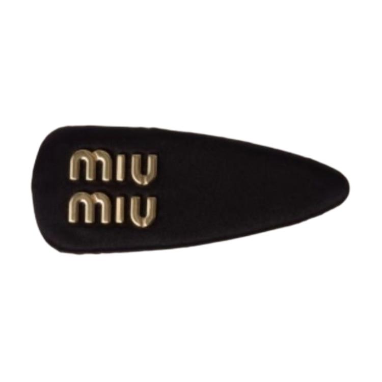 Женская заколка MIU MIU (черная)