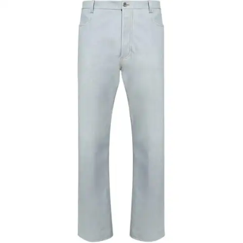 Bottega Veneta Denim Printed Leather Pants