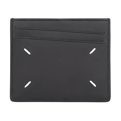 Maison Margiela Cow Leather Card Holder Unisex Black