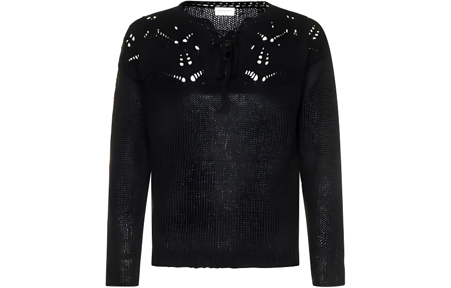 SAINT LAURENT Sweaters Men's Black Crew Neck Moderate Other
