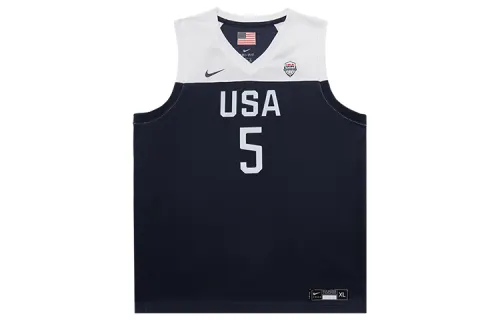 Nike Vest, quick dry breathable black basketball uniform, children's clothing, for teenagers, USA, V-neckline