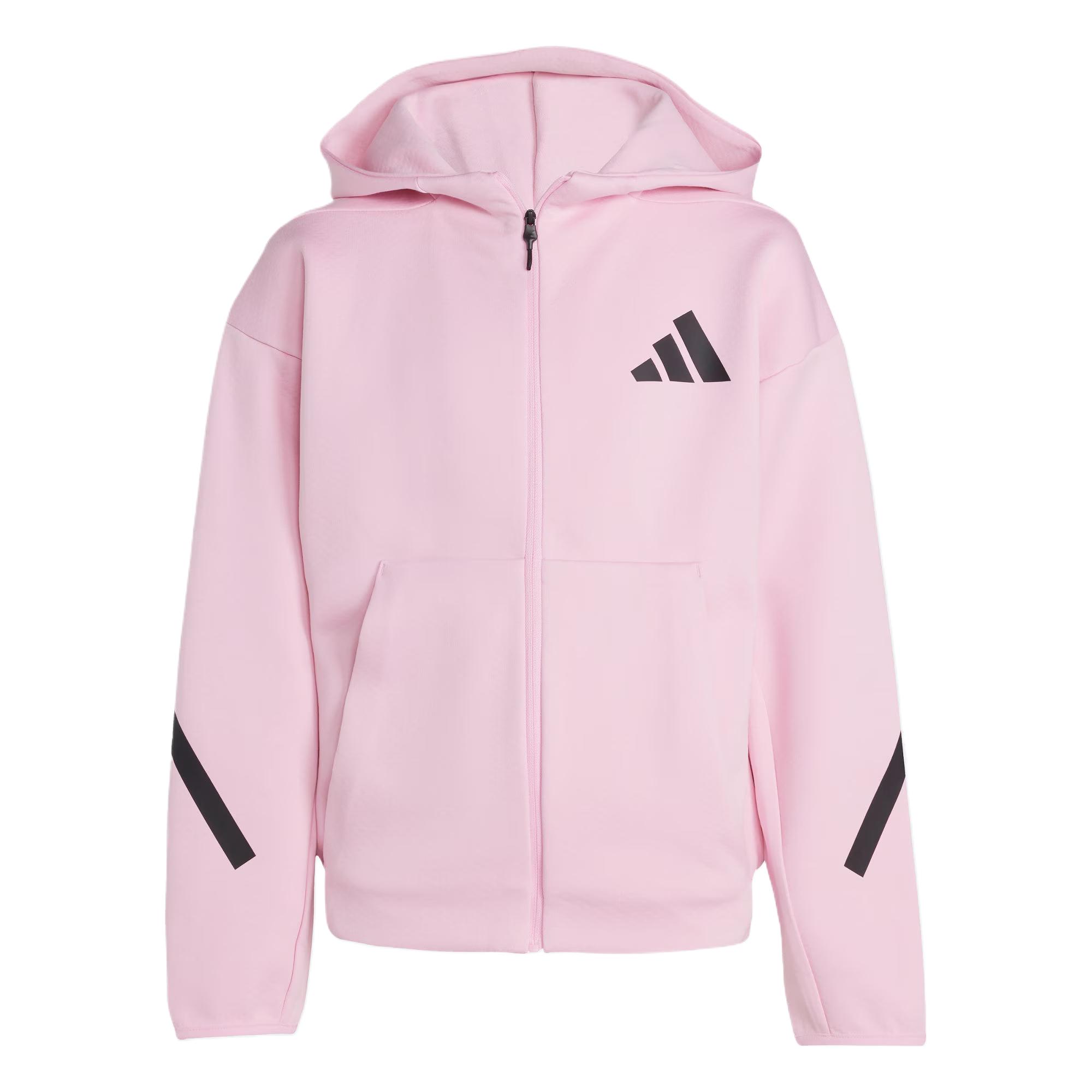 Худи adidas (розово-черный)