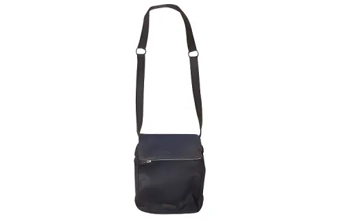 Chrome Hearts Leather Messenger Bag, Crossbody Bag, Shoulder Bag Unisex Blue