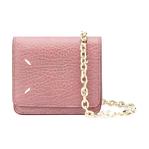 Maison Margiela Leather Shoulder Bag, Crossbody Bag, Wallet Women's Pink