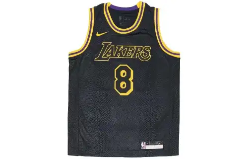Nike Tank Top NBA City Edition Los Angeles Lakers Kobe Bryant 8&24 Mamba Memorial Black Teen