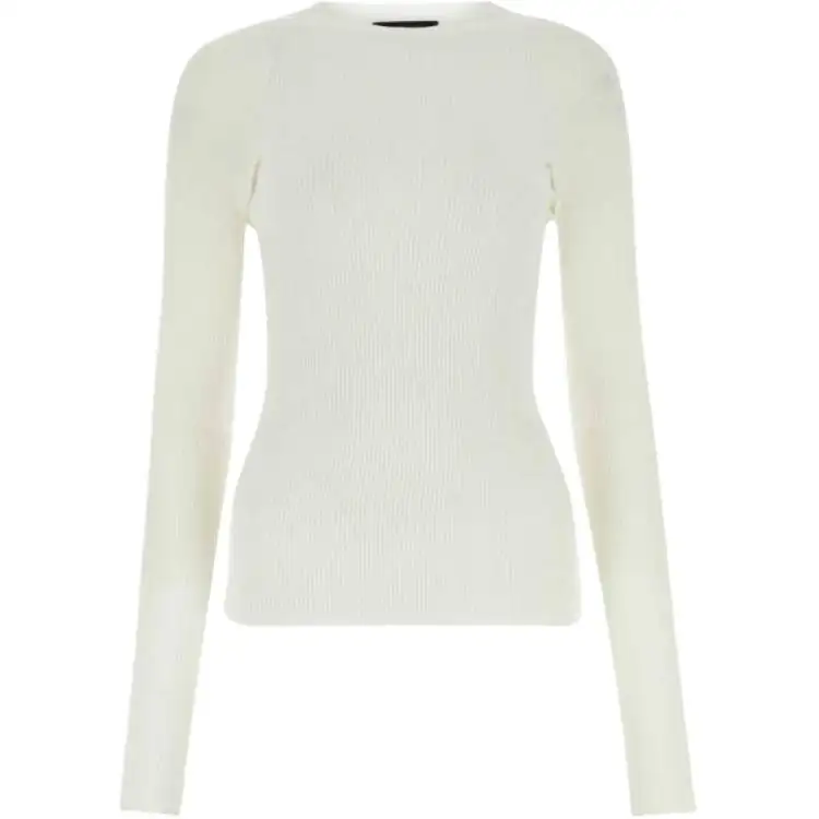 Balenciaga Sweaters Women's White Crew Neck Other