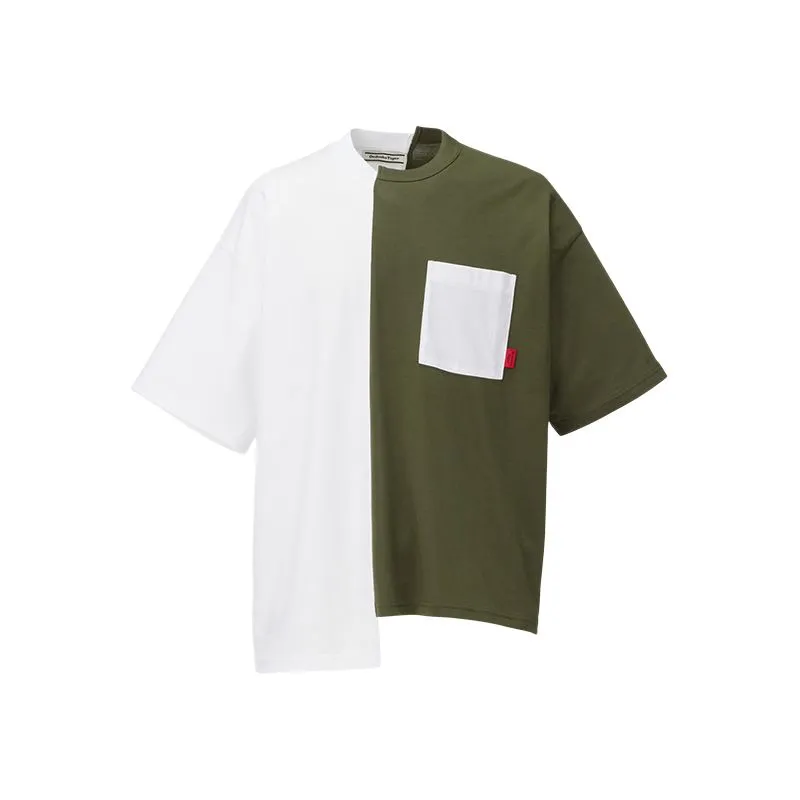 Onitsuka Tiger T Shirt Unisex White/Khaki