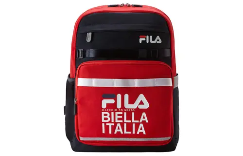 FILA KIDS Nylon Kids' Backpack Bag Regular Kids' Fire Red