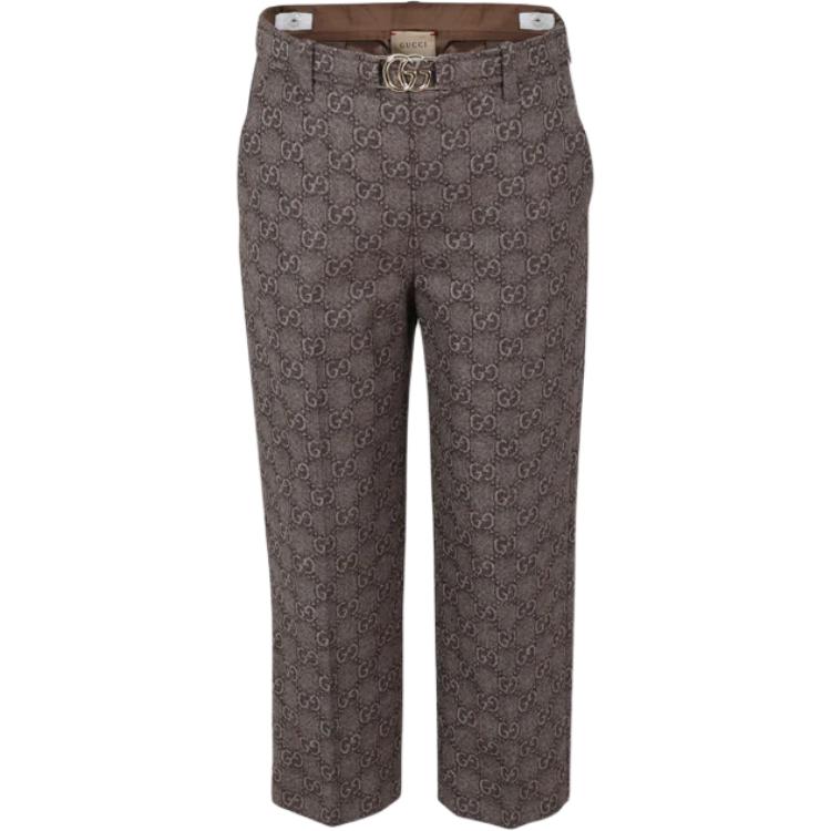 Детские штаны Gucci GUCCI FW24 Logo (коричневые)