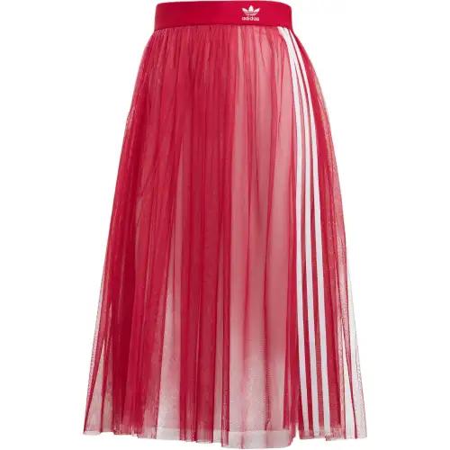 Adidas Originals Casual Long Skirt Europe Version Women's Red