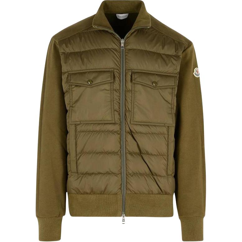 Мужская куртка Moncler (зелено-коричневая)
