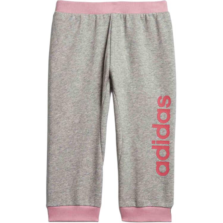 Штаны adidas С буквами (розовые)
