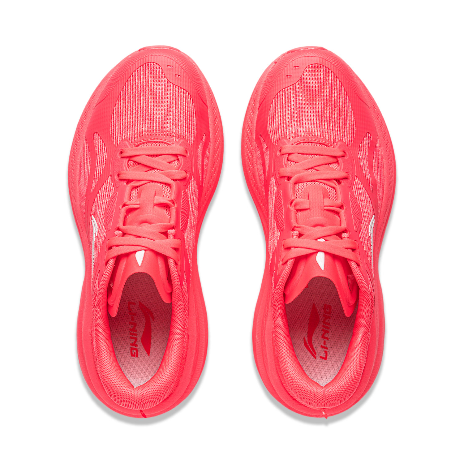 Li Ning Leisurely Low top Running Shoes Women’s Fluorescent Begonia Red