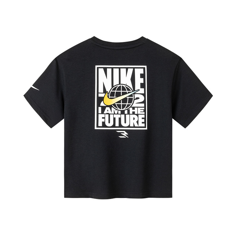 Мужская футболка Nike 3BrandT (черно-красная) — фото 6