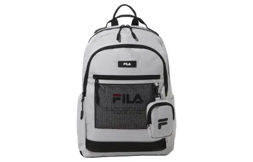 FILA KIDS Polyester Backpack Unisex Gray