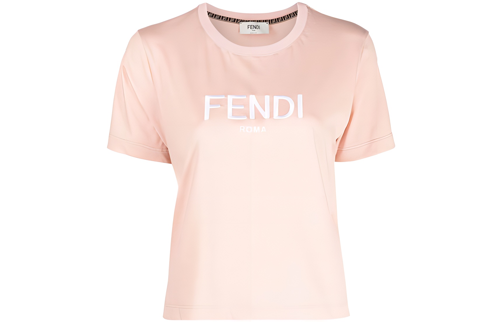 Женская футболка Fendi FENDI Logo T (розовый)