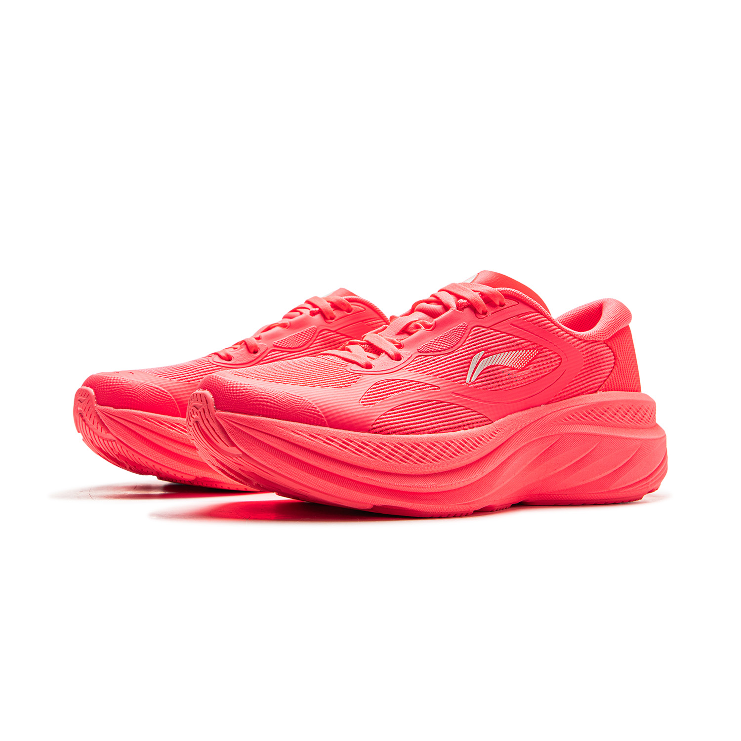 Li Ning Leisurely Low top Running Shoes Women’s Fluorescent Begonia Red