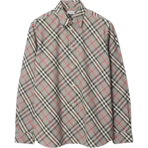Burberry Long Sleeved Checked Shirt