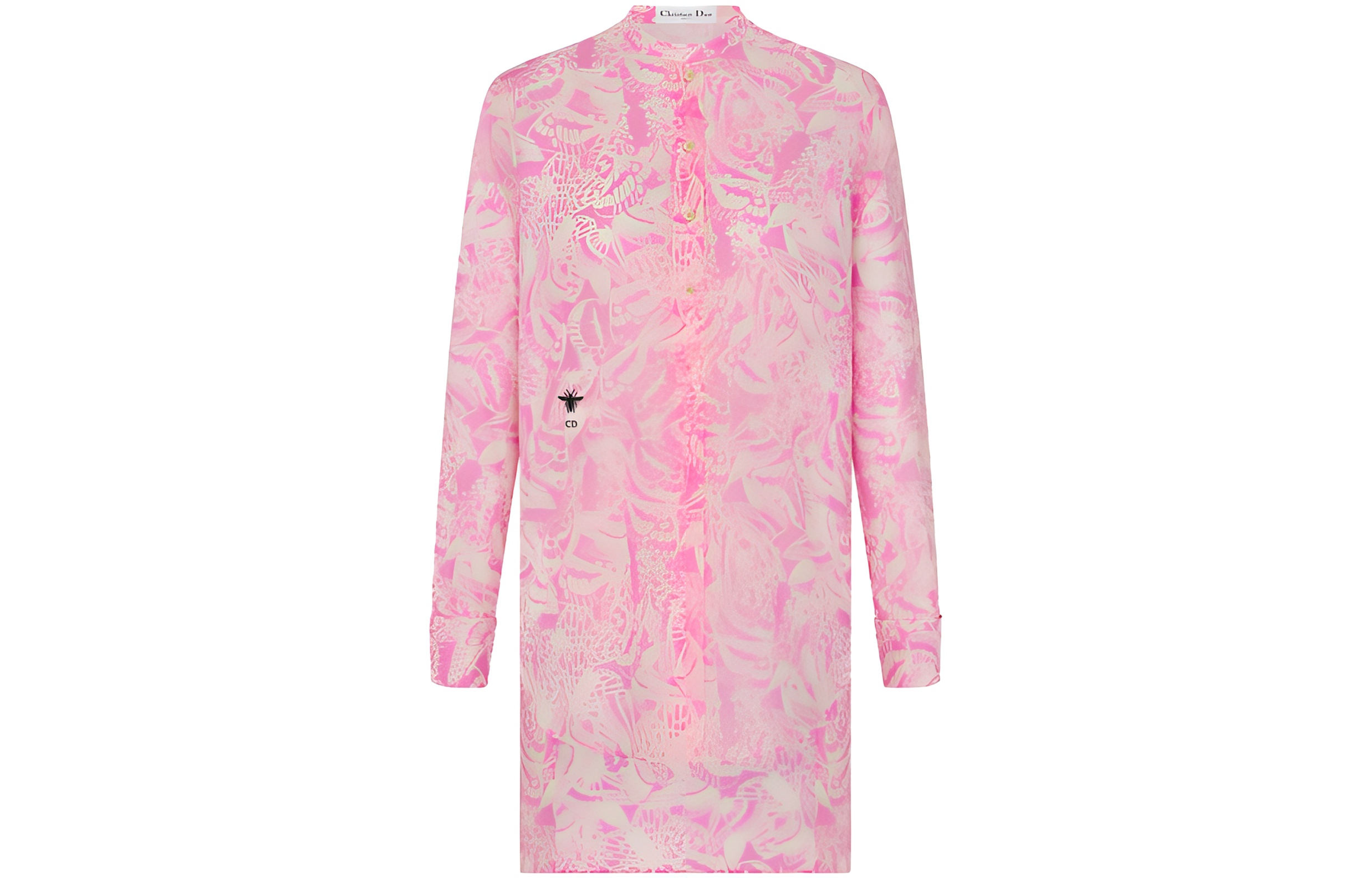 DIOR Shirts Women's Pink Stand Collar Moderate Other