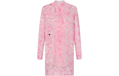 DIOR Shirts Women's Pink Stand Collar Moderate Other
