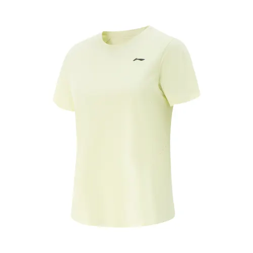 Li Ning Fitness Series T Shirt Women's Ether Yellow