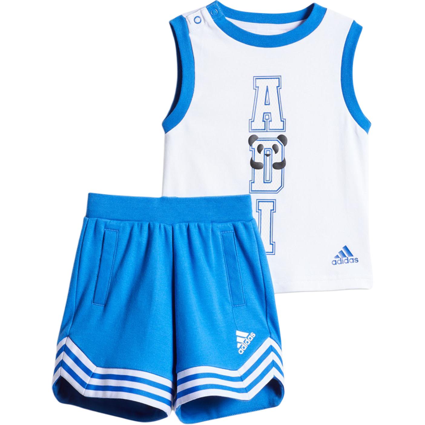 Мужской спортивный костюм adidas (сине-белый)