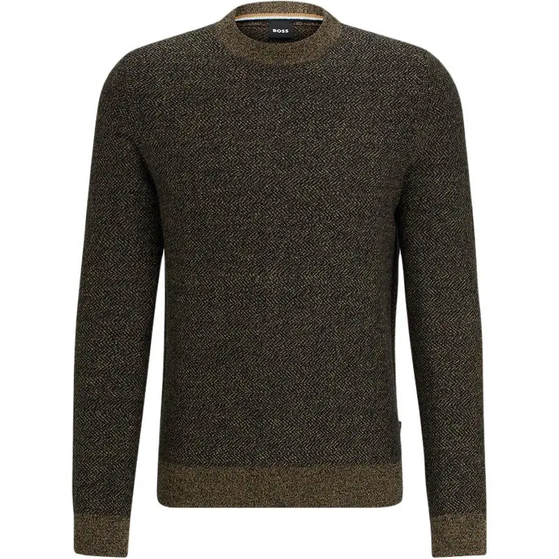 HUGO BOSS Sweater Men's Dark Coffee