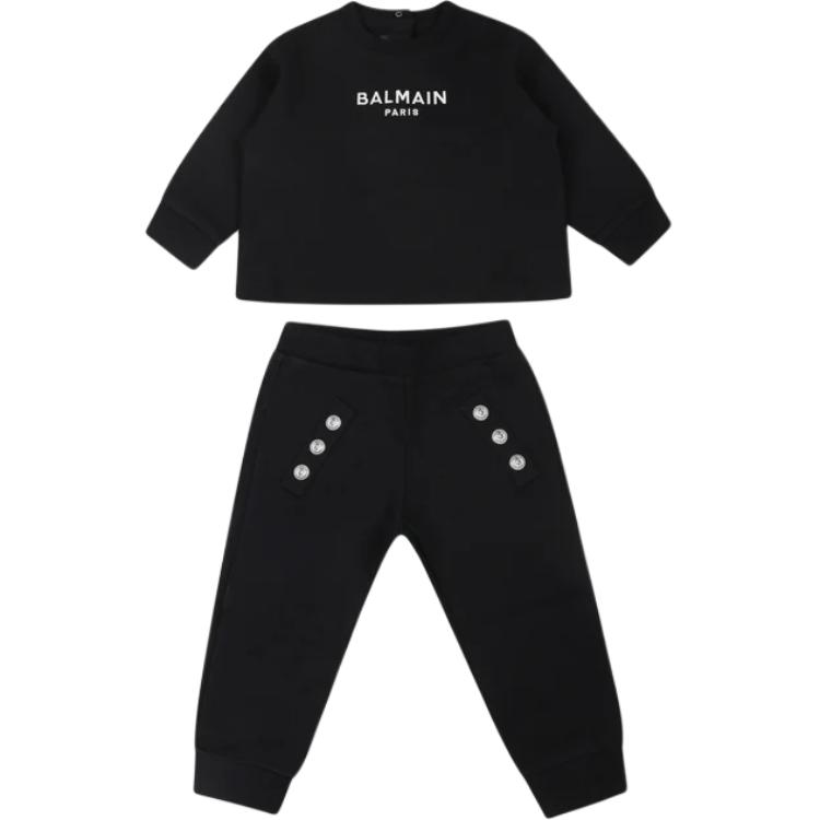 Женский костюм BALMAIN (черный)