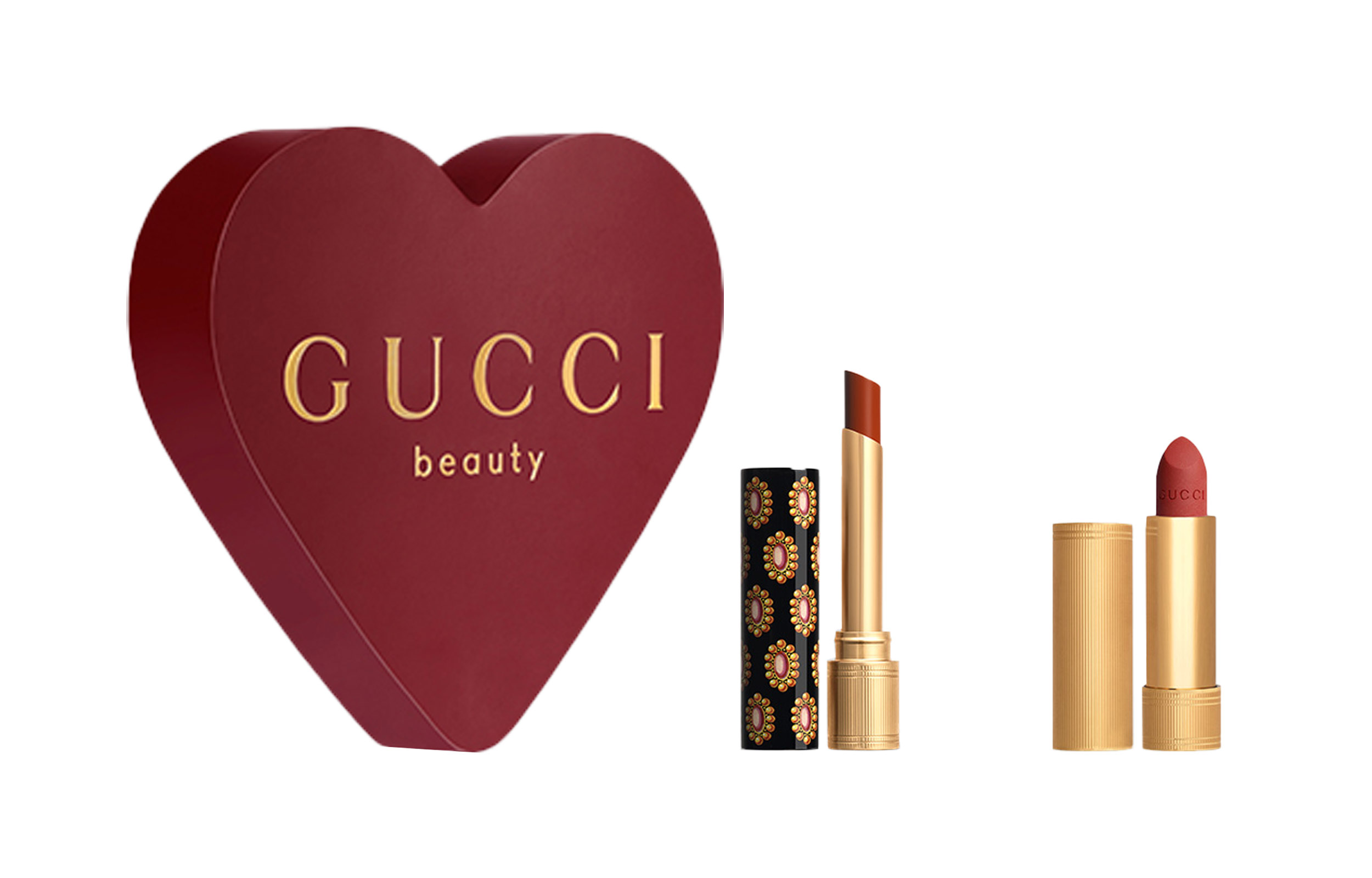 Набор помад Gucci Lip Kit Limited Edition (красный)
