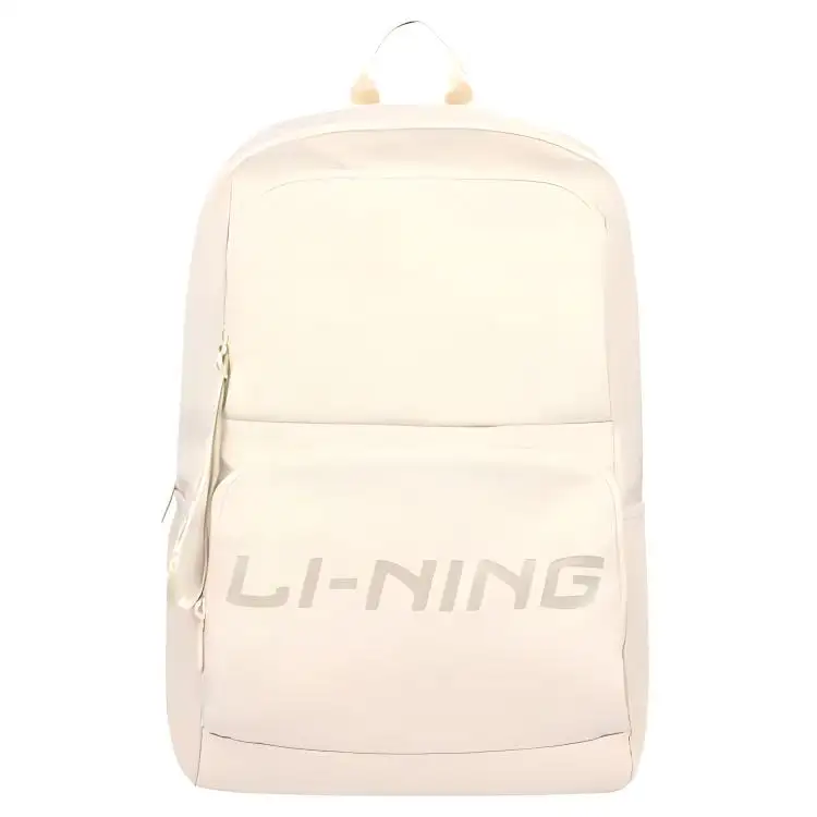Li Ning Fabric Backpack Regular Unisex Ecru