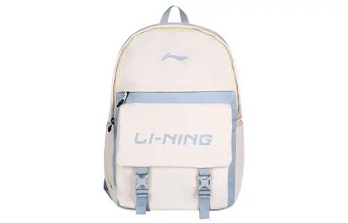 Li Ning Polyester Kids Bag Regular Unisex Ecru/Light Blue