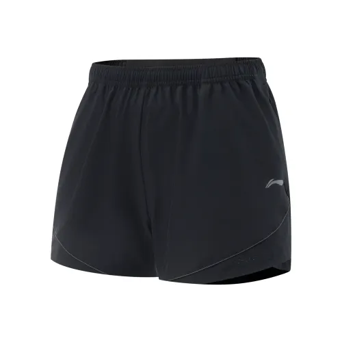 Li Ning Running Collection Sports Shorts Women's Black