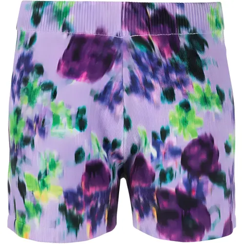 【Previous Season】knitted floral-print shorts