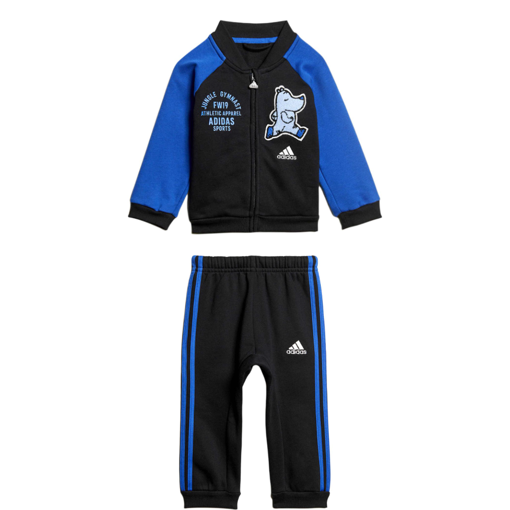 Унисекс спортивный костюм adidas adidas I BBALL JOG FL (черно-синий)