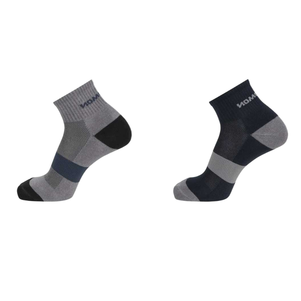 Носки Salomon EVASION ANKLE (серые, 2 пары)