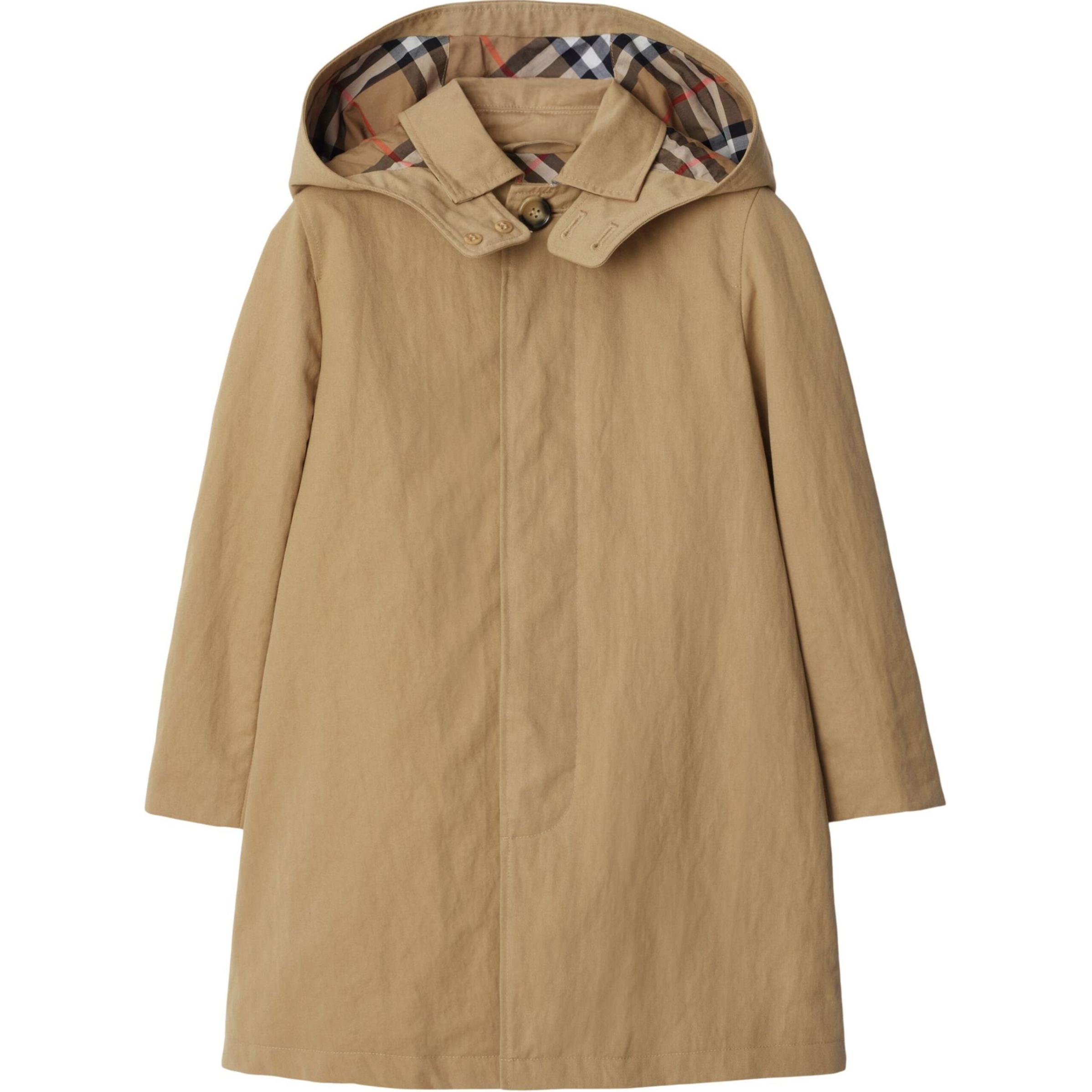 Детское пальто Burberry FW24 (бежевое)