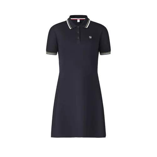 FILA Athletics Tennis Short Sleeved Dress Women's RD Royal Blue NV