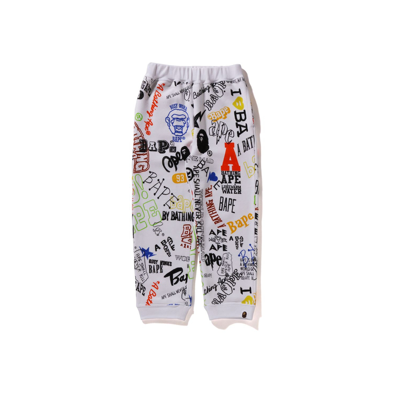Детские штаны A BATHING APE (черные)