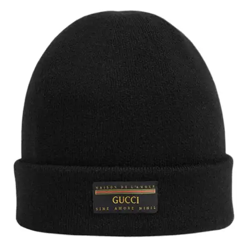 GUCCI Patch Logo Beanie