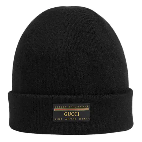 GUCCI Patch Logo Beanie