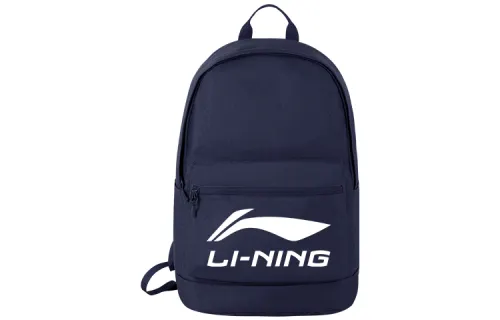 Li Ning Polyester Backpack Regular Unisex Dark Blue