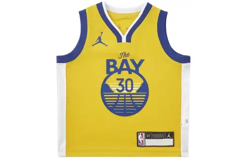 Jordan Vest JordanJumpman Stephen Curry Statement Edition Alphanumeric Crew Neck Sleeveless Yellow Infant and Toddler