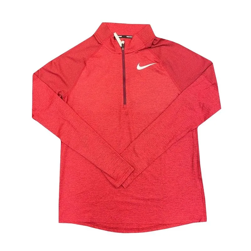 Nike Sweatshirts Men's Red Stand Collar Moderate