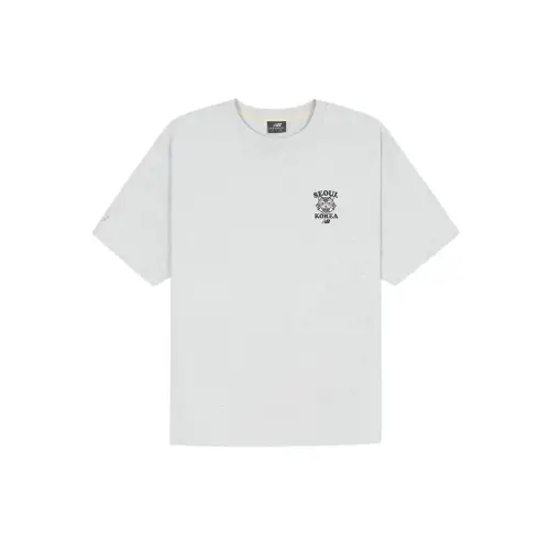 New Balance SEMI Over FIT SEOUL T Shirt Unisex Light Gray