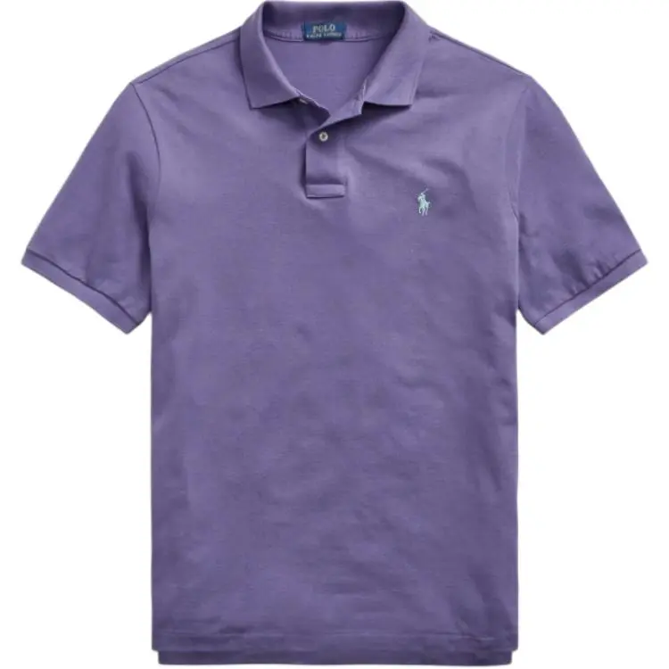 Polo Ralph Lauren Polo Shirt Custom Slim Fit Men's Purple
