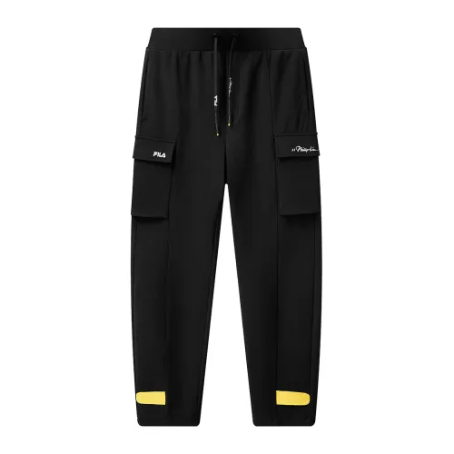 FILA Knitted Sweatpants Men's Jet Black
