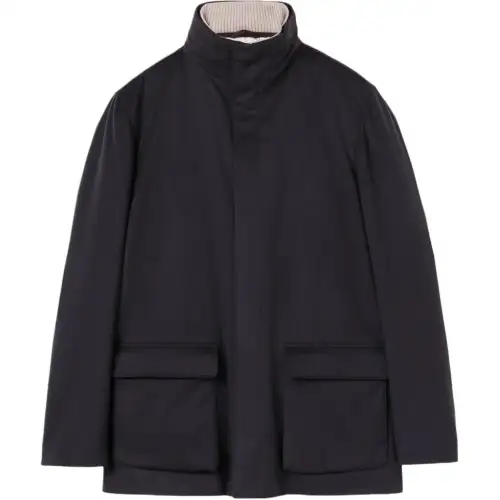 Loro Piana Puffer Jacket Men's Caviar Black