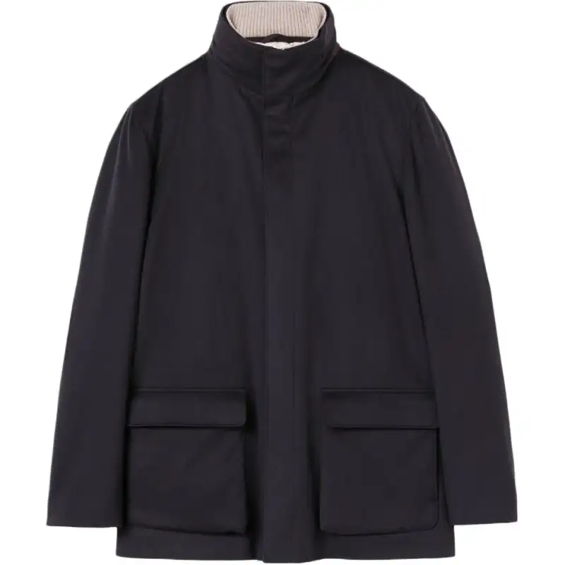 Loro Piana Puffer Jacket Men's Caviar Black