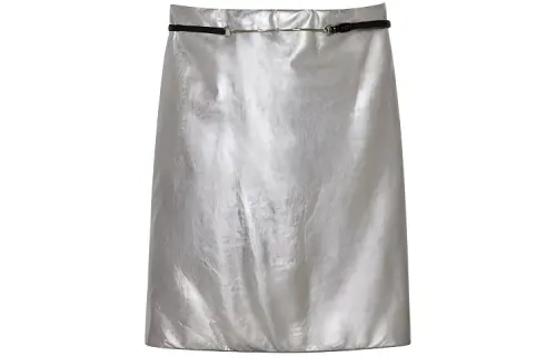GUCCI Casual Short Skirts Women's Silver