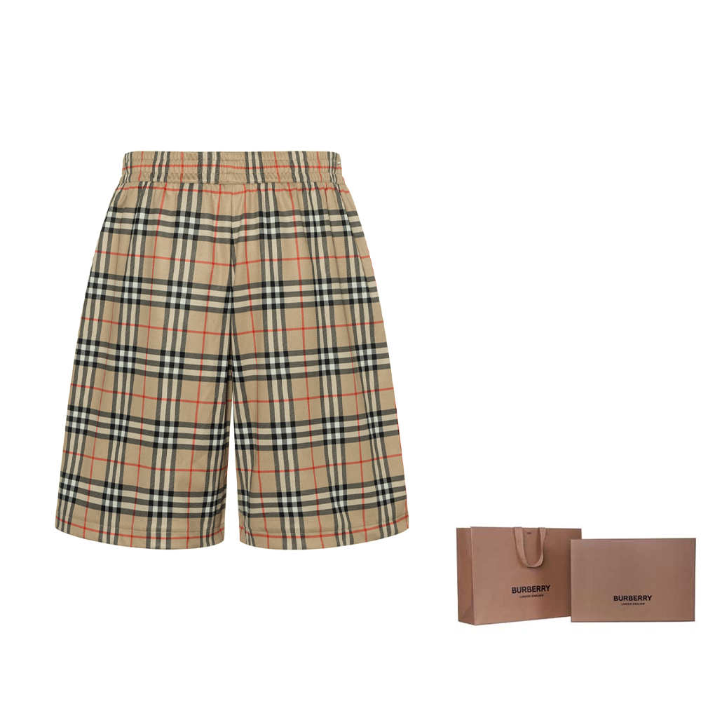 Мужские штаны Burberry (бежевые) — фото 15